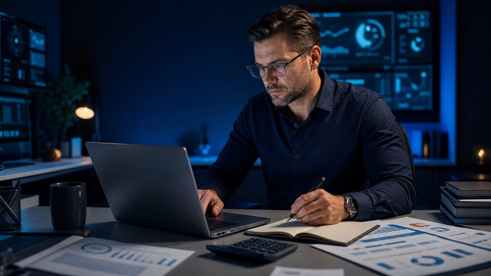 Ethical hacker reviewing a scoped project to calculate the cost of professional support